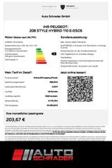 Peugeot 208 Syle Hybrid 100 e-DSC6 Carplay, Android Auto - Peugeot Neuwagen in Hannover