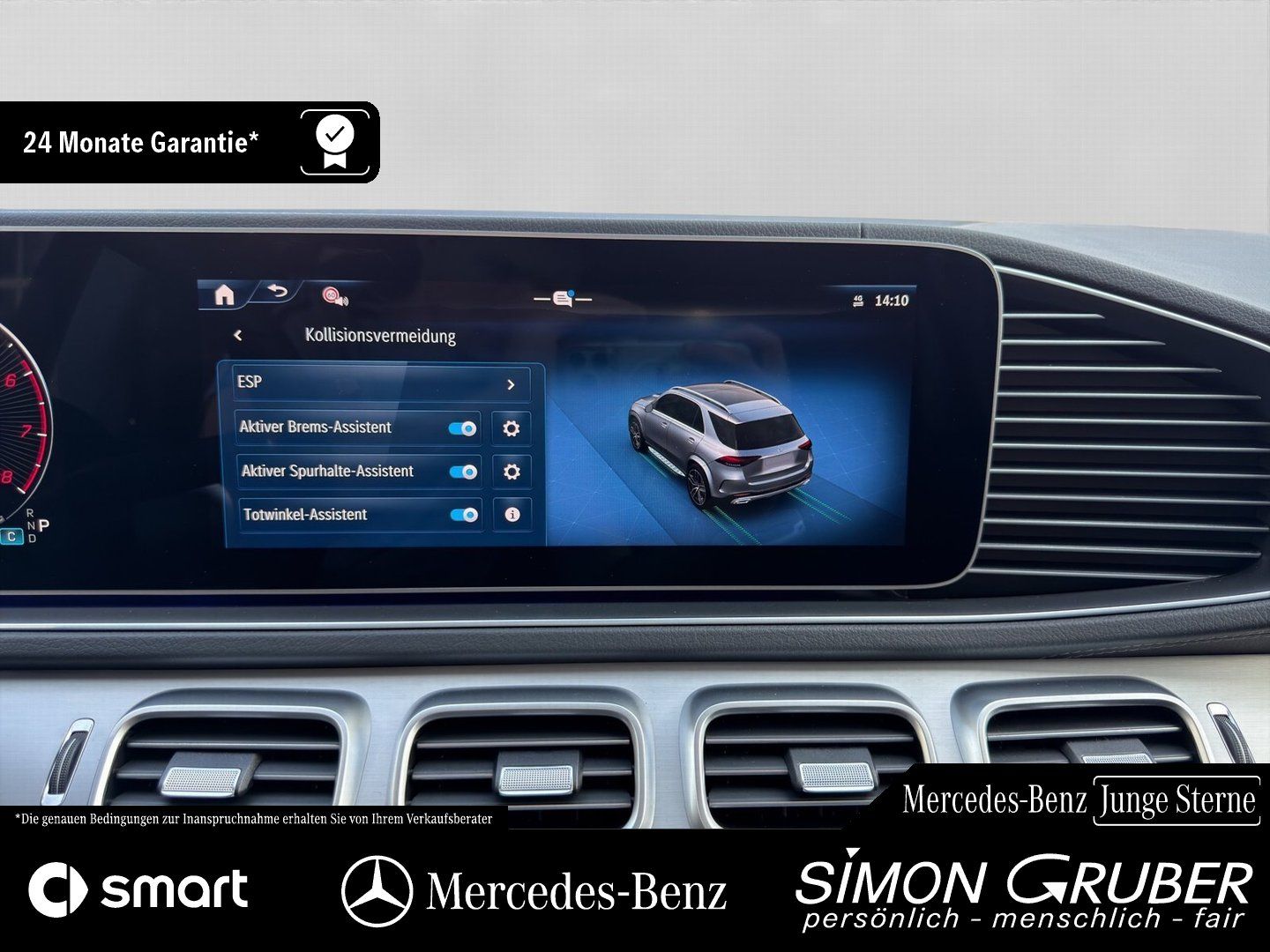 Fahrzeugabbildung Mercedes-Benz GLE 450 4M Pano Sitzklima HUD Burm 20Zoll AHK