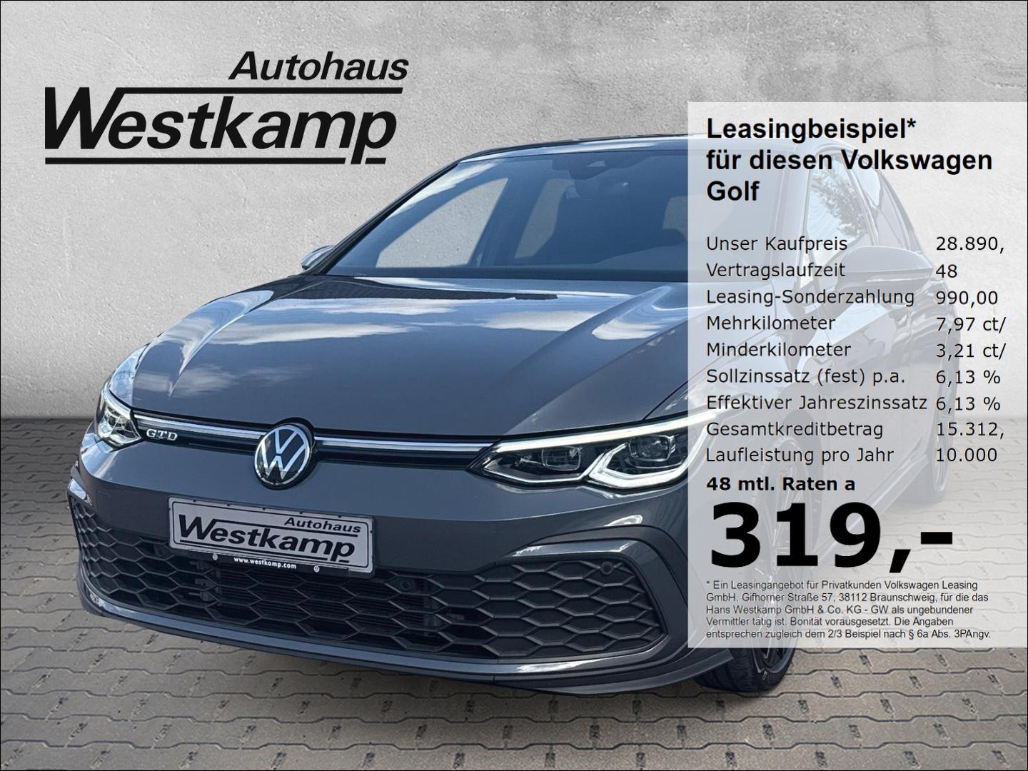Volkswagen Golf GTD 2,0 TDI DSG Led-Plus Navi 18''Alu