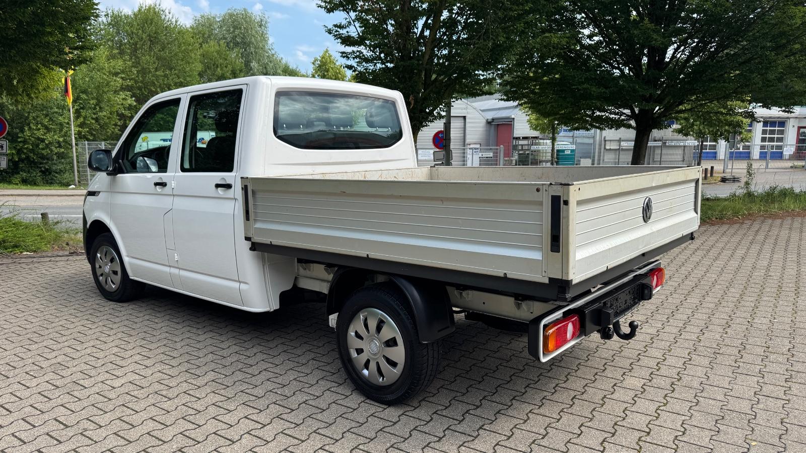Volkswagen T6 Transporter T6.1 Pritsche DoKa Lang 6 Sitz *LEDER *AHK *1.Hd, миниатюра 9