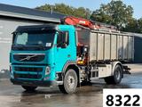 Volvo FM 330 4x2 Kipper Container mit MKG Ladekran - Gebraucht Container