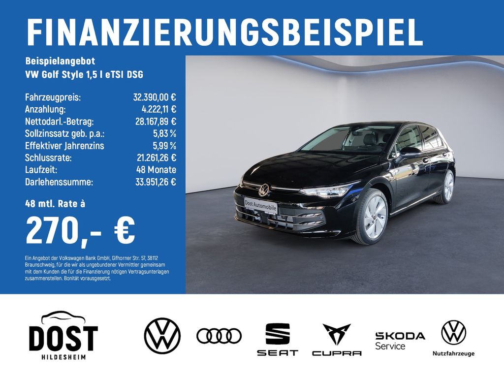 Golf Style 1,5 l eTSI DSG Goal LED+NAVI+KAMERA