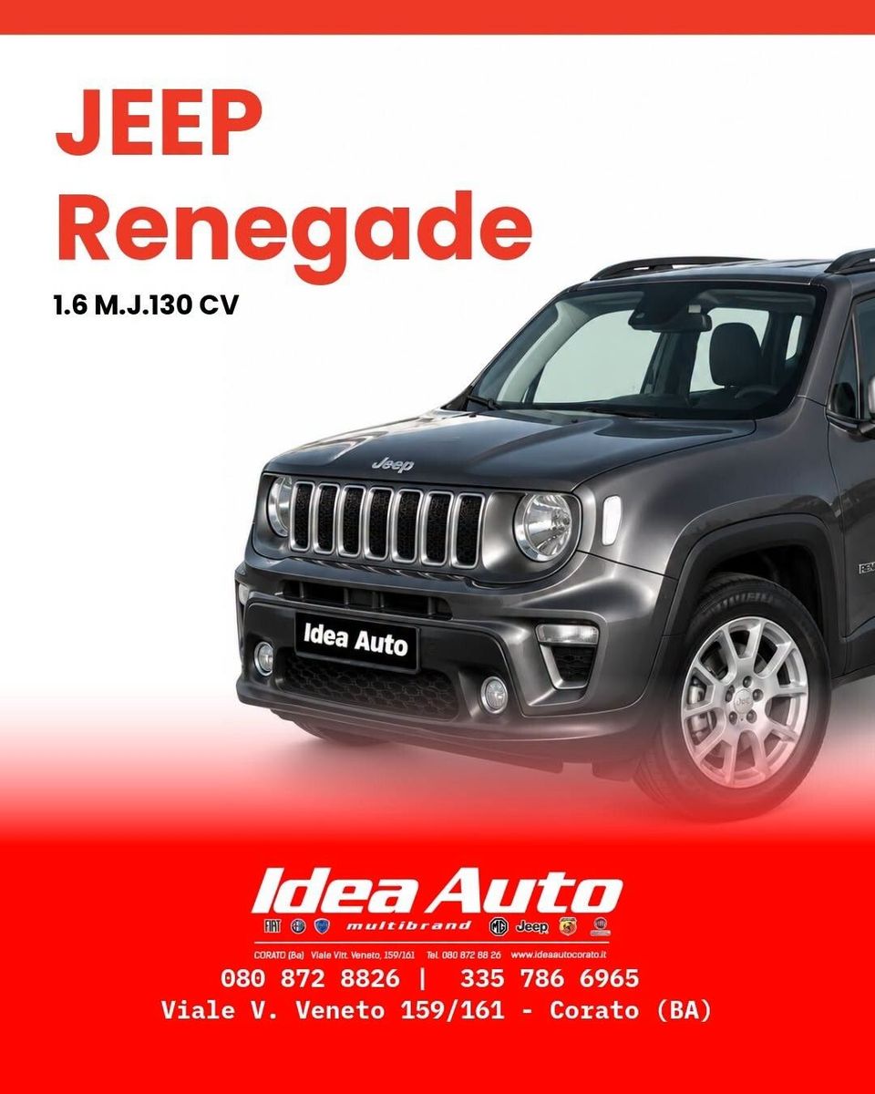 Jeep Renegade 1.6 Mjt 130 CV Limited