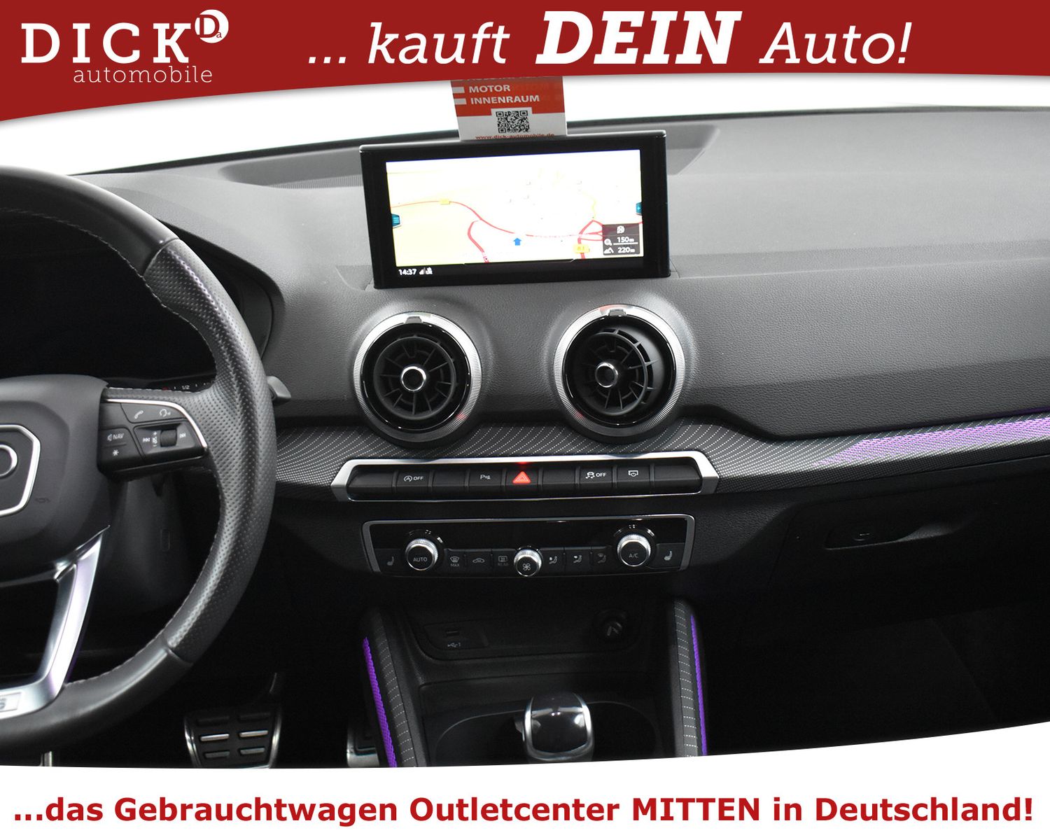 AUDI Q2 35TFSI S LINE+OPTIK+PANO+VIRTU+KAM+LED+ACC+18 - Image 14