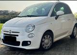 Fiat 500s Vollleder (Export Bevorzugt) - Fiat 500 mit Benzin-Antrieb: Weiß, Leder, Kleinwagen