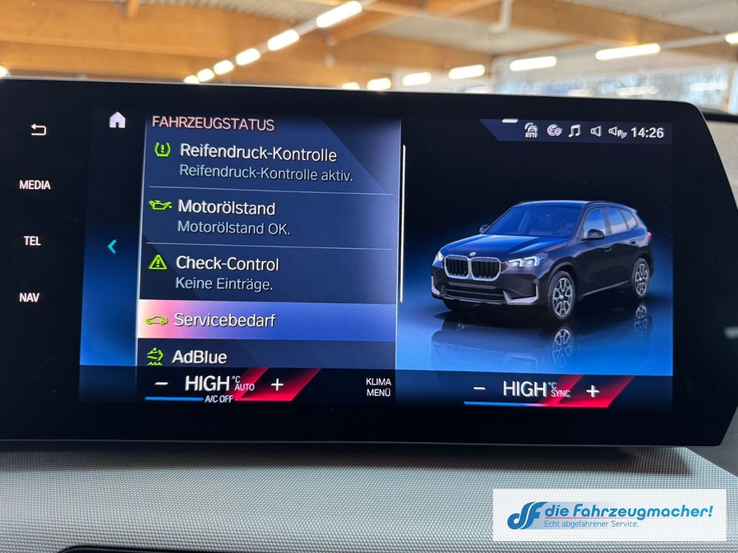 Fahrzeugabbildung BMW X1 20 d xDrive Park-Assistent Navi Digitales Coc