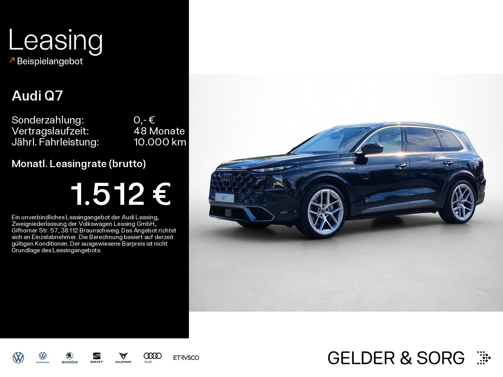 Audi Q7 SUV TDI qu S line TechPro*6Sitze*AHK*Pano*4DS