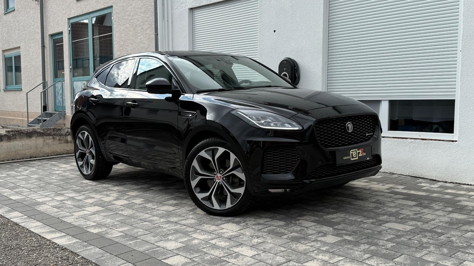 JAGUAR E-PACE R-DYNAMIC 4WD 300ch - HAYON ÉLECTRIQUE - PACK SPORT - RÉGLAGE ÉLECTRIQUE DES SIÈGES - 1ERE MAIN - HISTORIQUE ENTRETIEN COMPLET