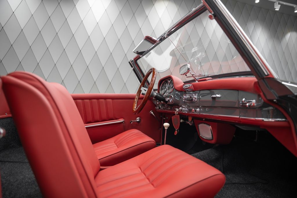 190 SL Cabriolet Baujahr 1955/56 Grau / Rot - Bild 16