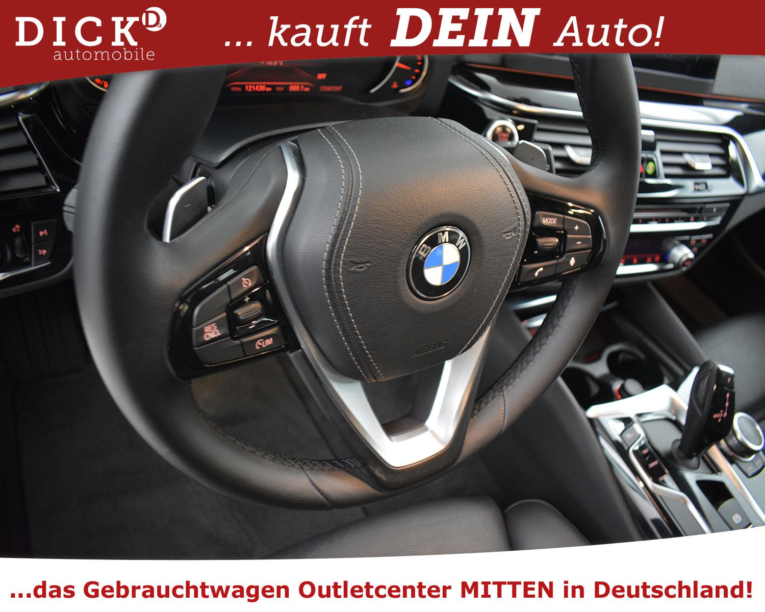 BMW 540i xDr Sport Line NAVI+KAM+LED+AHK+4X SHZ+M18" - Image 16