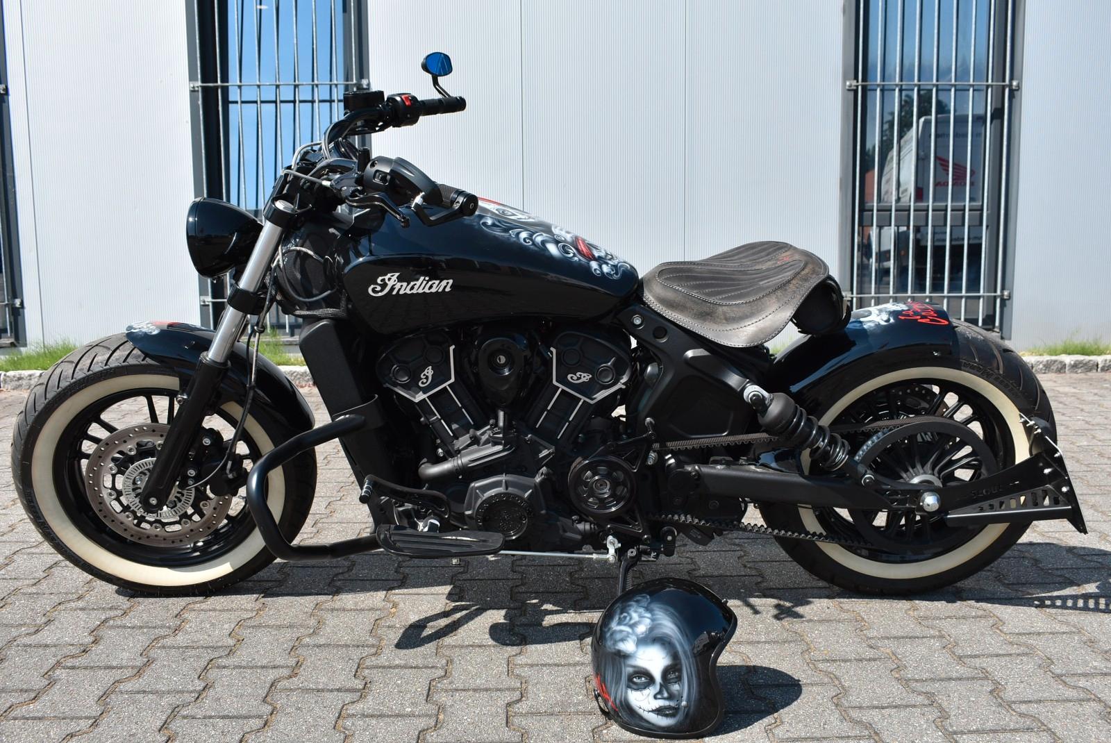 Indian Scout Sixty Airbrush 180er Umbau Miller