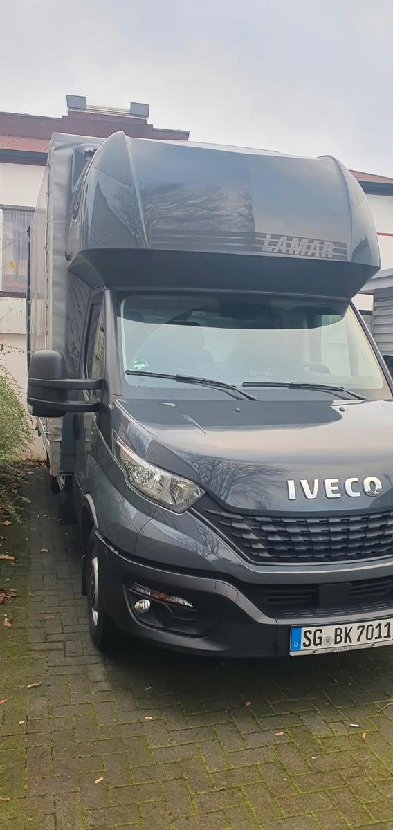 Iveco Daily 35S18 Schiebeplane LKW Schlafkabine & StHz