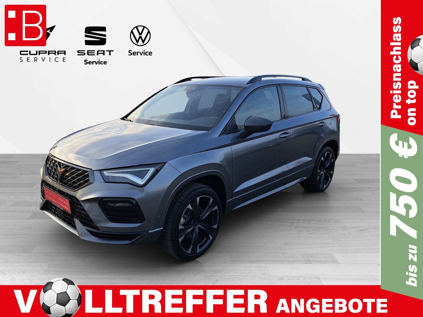 Cupra Ateca 4Drive DSG ab 259 EUR mtl. 4949,- Anz. AHK