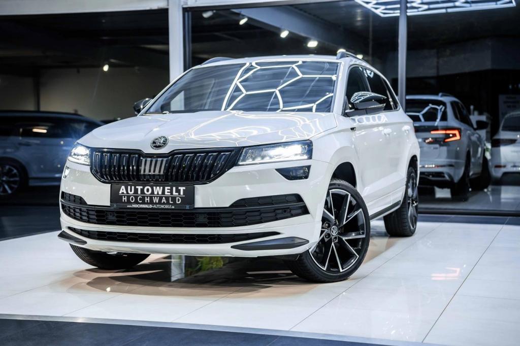 Skoda Karoq 2022 г. Белый, пробег 54615 км