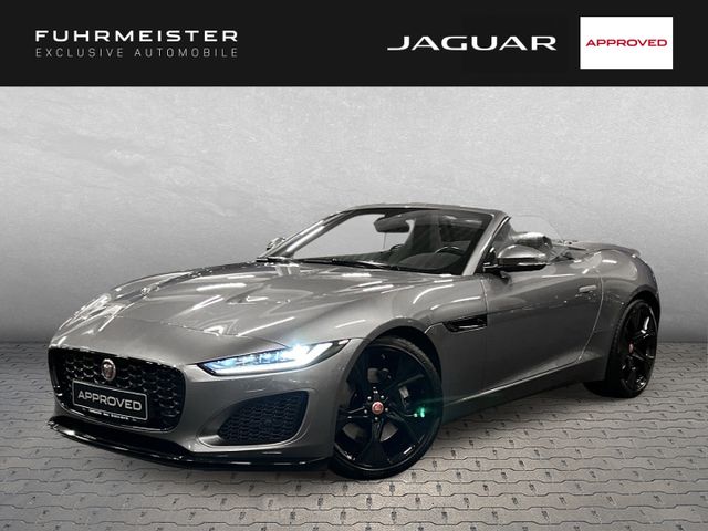 Jaguar F-Type P300 Cabrio Toter-Winkel Rotes-Verdeck