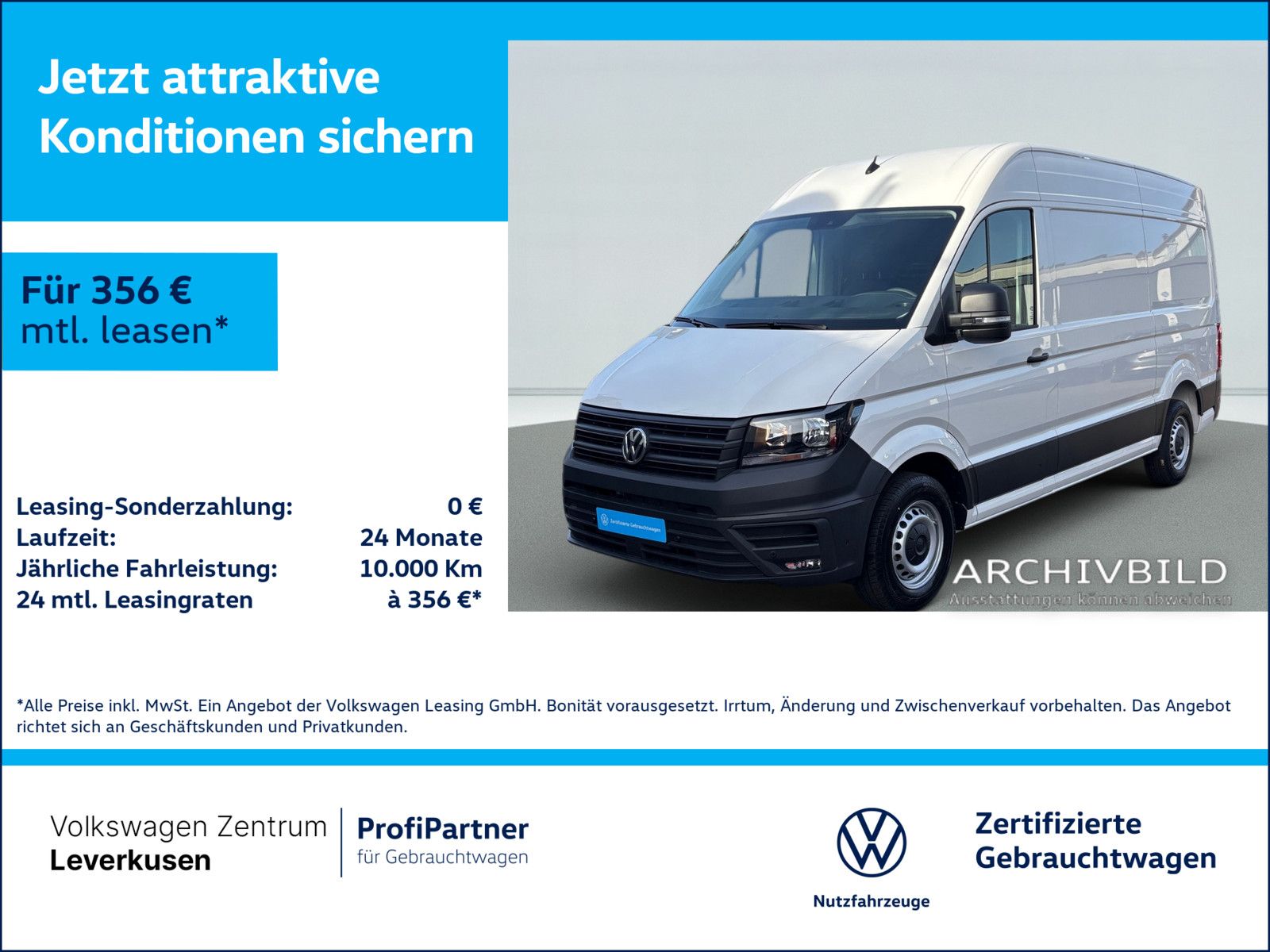 Volkswagen Crafter Kasten L2H2 NAVI KAM SHZ CARPLAY PDC