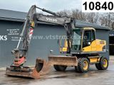 Volvo EW 160C Mobilbagger inkl. Schwenk-/Tieflöffel - Volvo Mobilbagger Ew