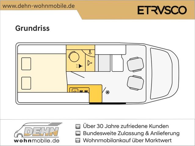 Etrusco CV640 PB 12.900,00 € Sondernachlass!