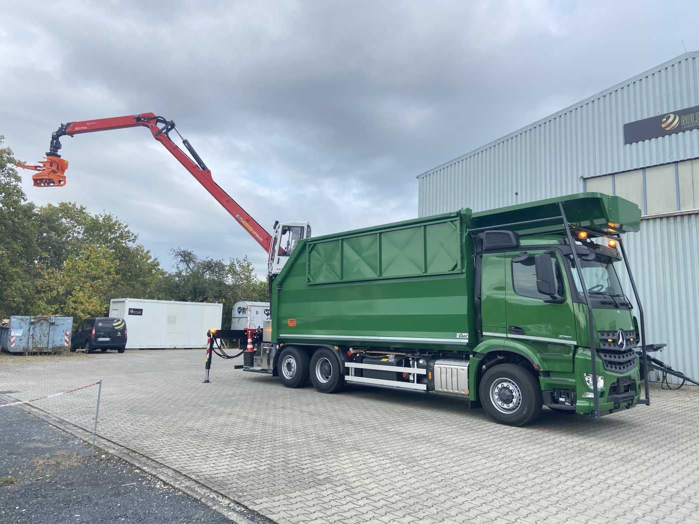 Fahrzeugabbildung Mercedes-Benz Arocs 2751L HAD + Q170L (11,5m) -EBERT-Forst-LKW
