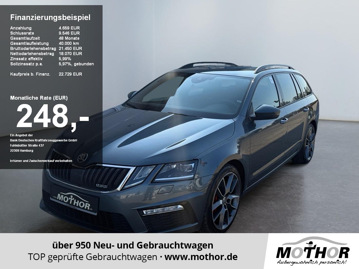 Skoda Octavia Combi RS 2.0 TSI DSG AHK Abnehmbar