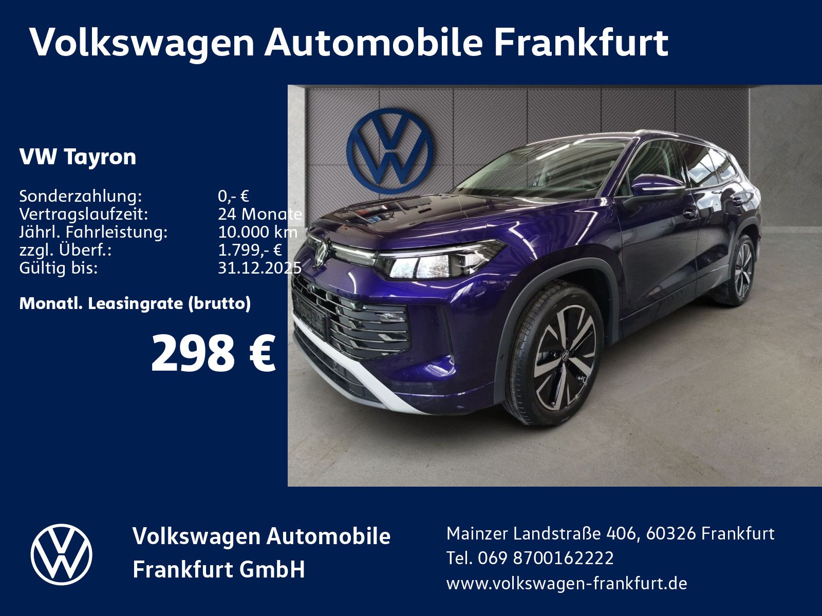 Volkswagen Tayron Elegance 1,5 l eTSI OPF 110 kW (1 50 PS)