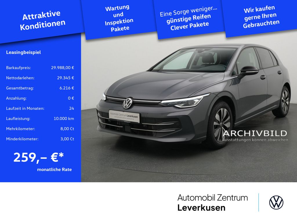 Golf VIII Goal DSG SHZ CARPLAY PDC ACC MATRI KAM