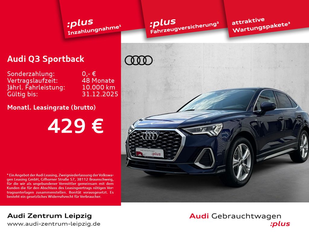 Q3 Sportback 35 TFSI S line *Matrix*AHK*Navi*