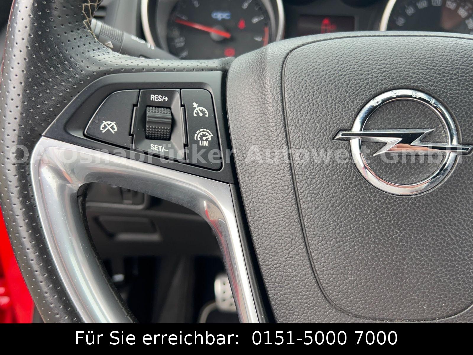 Opel Astra J GTC OPC 280PS SHZ Lenkradheiz.  Tempomat