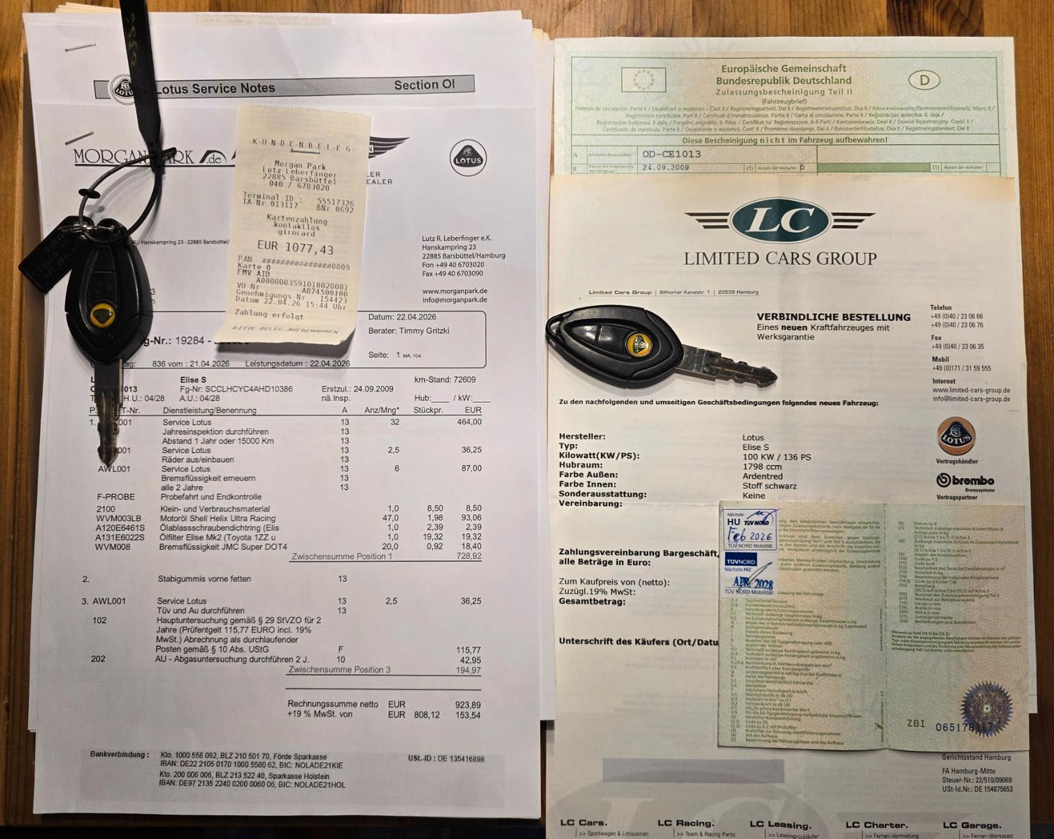 Lotus Elise S2 1.8 136 ch BVM / 74 645 km / 1ère main / LHD d’origine / Historique Lotus complet