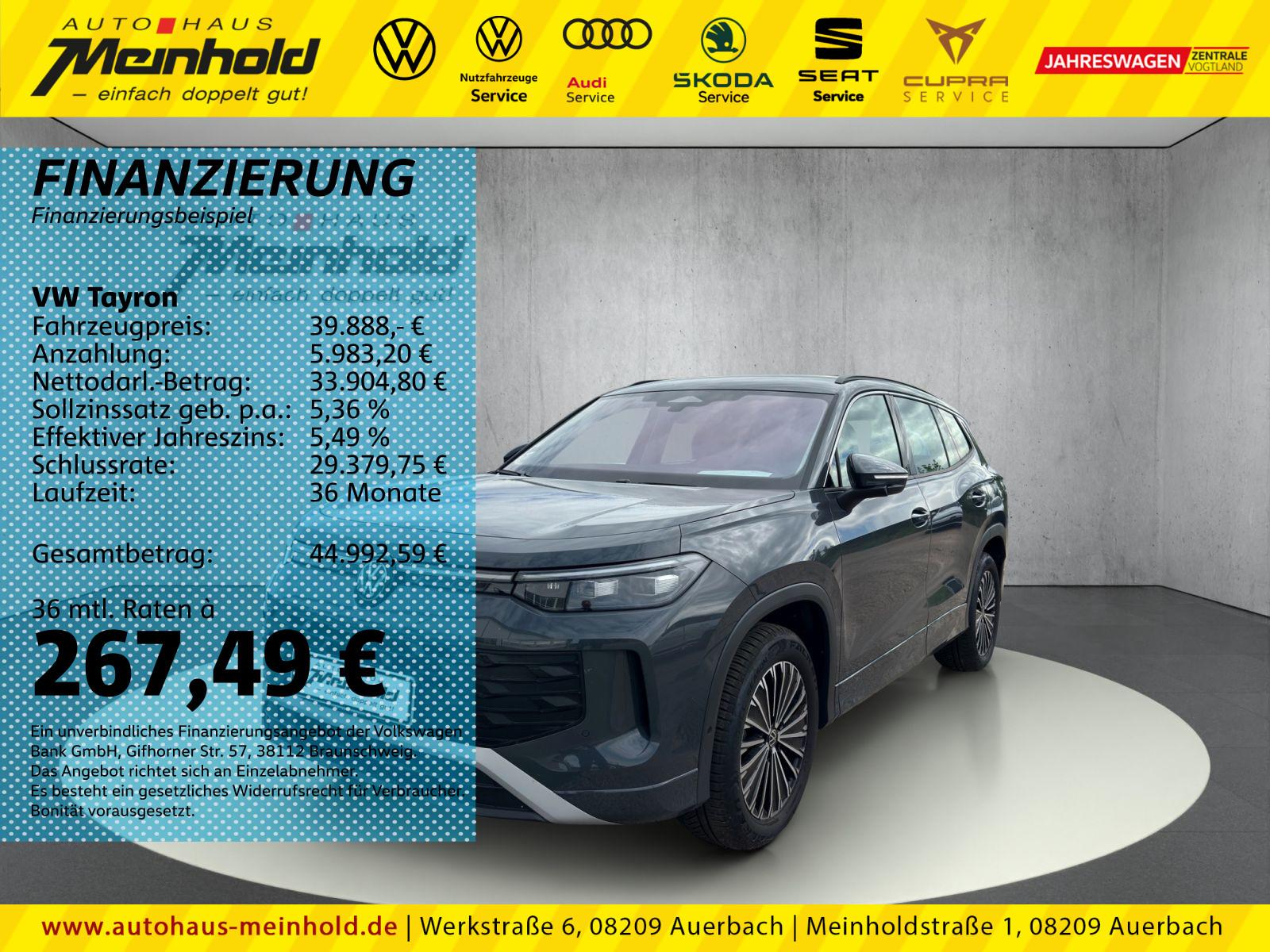 Volkswagen Tayron 1.5 DSG Life, Standh., AHK, 7 Sitzer, 18"