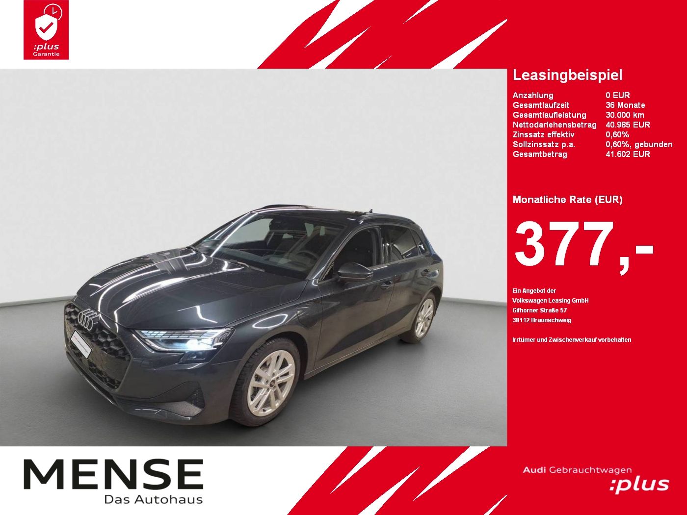 Audi A3 Sportback 40 TFSI e S tronic advanced Sonos