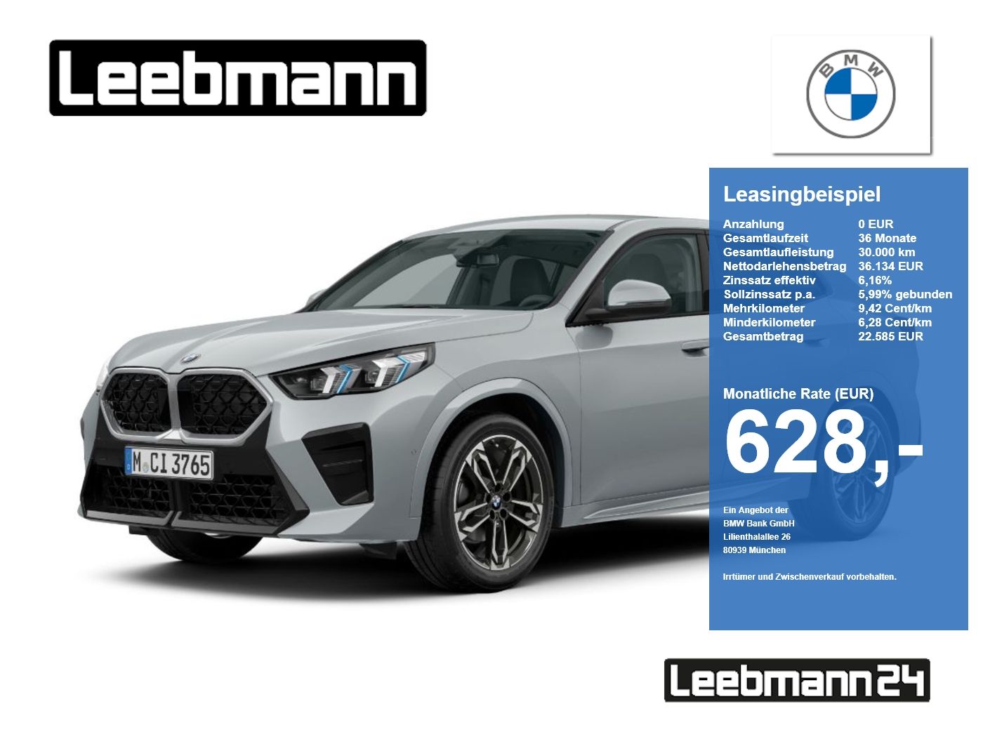 BMW X2 xDrive20d M-Sport AHK/HK Finanzierung ab 1,49