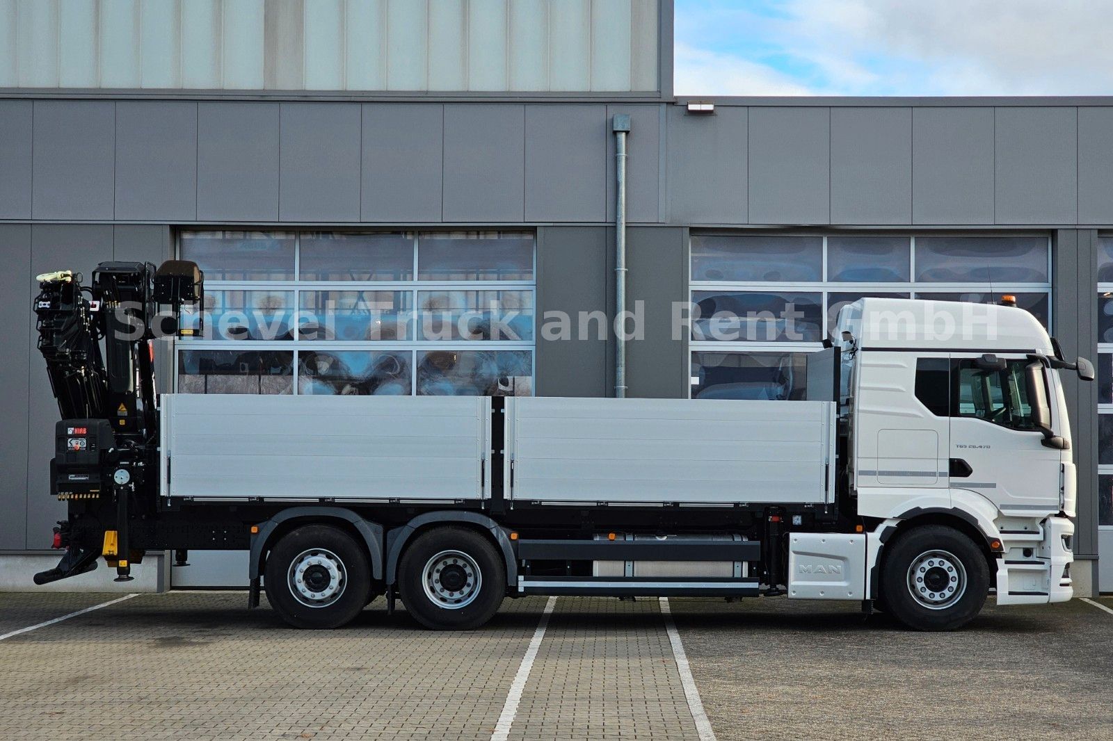 Fahrzeugabbildung MAN TGS 26.480 Baustoffpritsche+ HIAB 258 -7 /6x2/LL