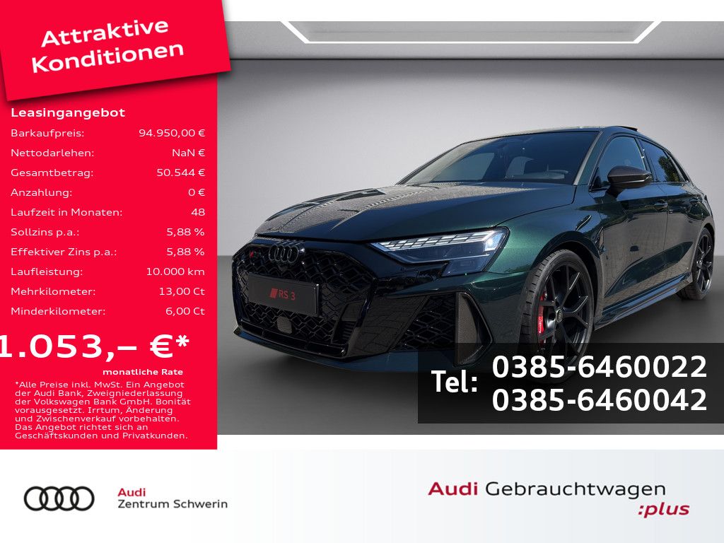 Audi RS3 Sportback 294 kW S tronic PANO 360° SONOS