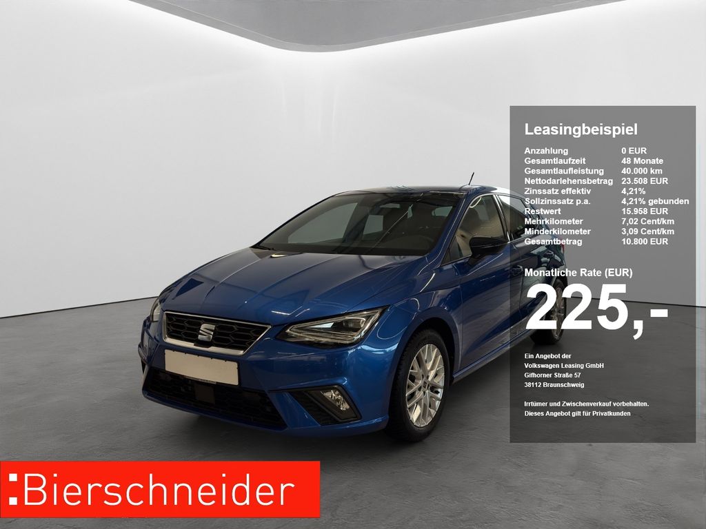 Ibiza 1.5 TSI DSG FR LED NAVI ACC PDC KAMERA SHZ