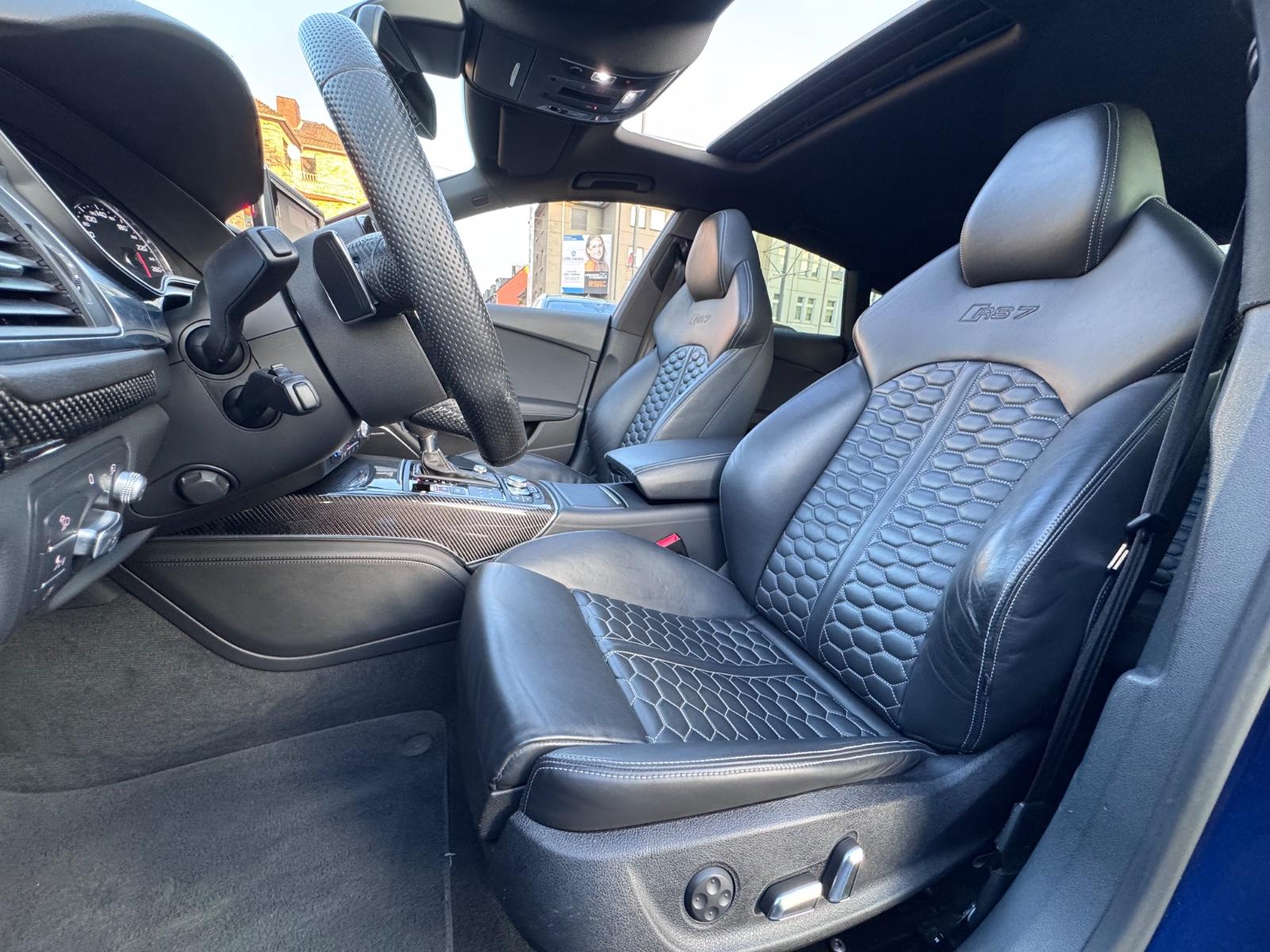 AUDI RS7 SPORTBACK 4.0 V8 TFSI 560ch QUATTRO - FREINS CÉRAMIQUE - PACK CARBONE - BANG & OLUFSEN - TOIT OUVRANT - CAMÉRA 360°