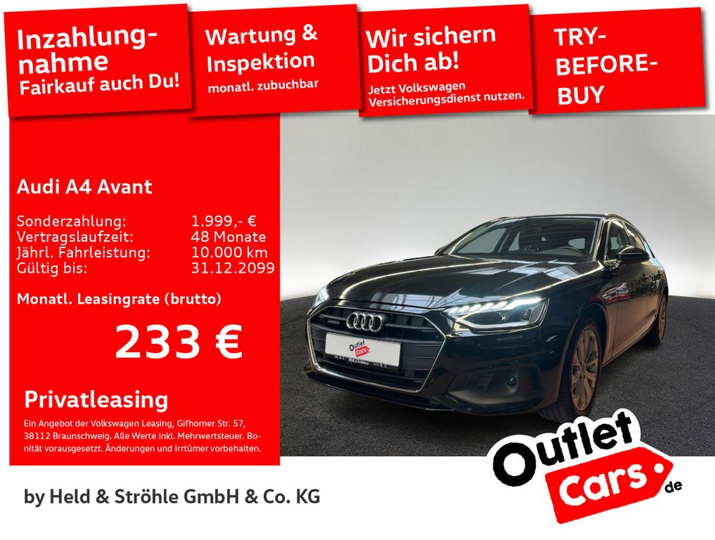 Audi A4 Avant 40 TDI quattro S tronic AHK LED NAV+