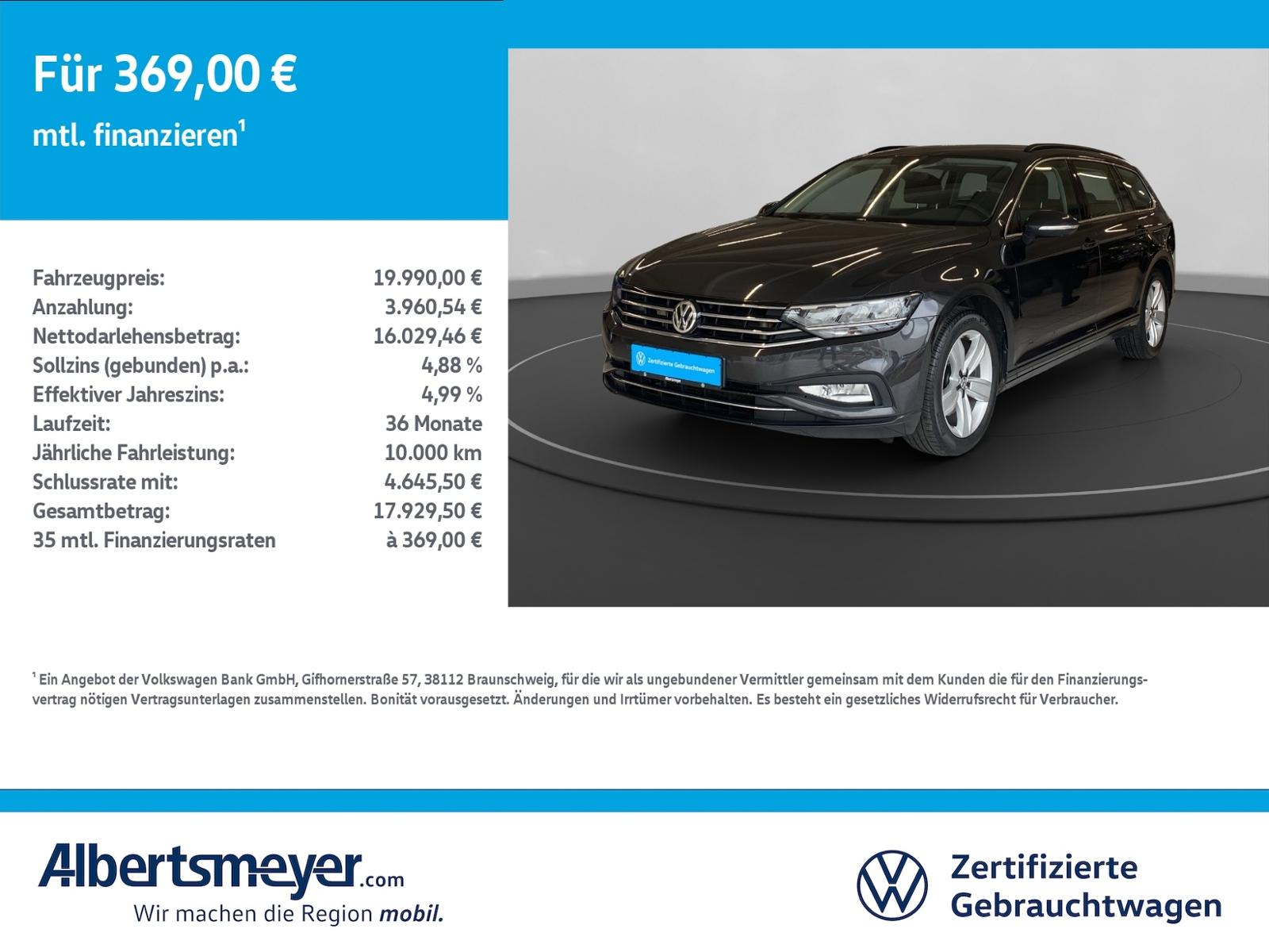 Volkswagen Passat Variant 2.0 TSI Business +DSG+AHK