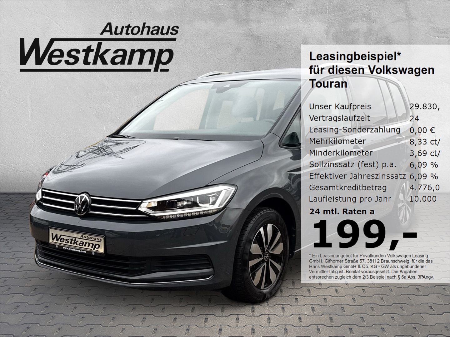 Volkswagen Touran Goal 1,5 TSI DSG 7-Sitze Ganzj.Reifen AHK