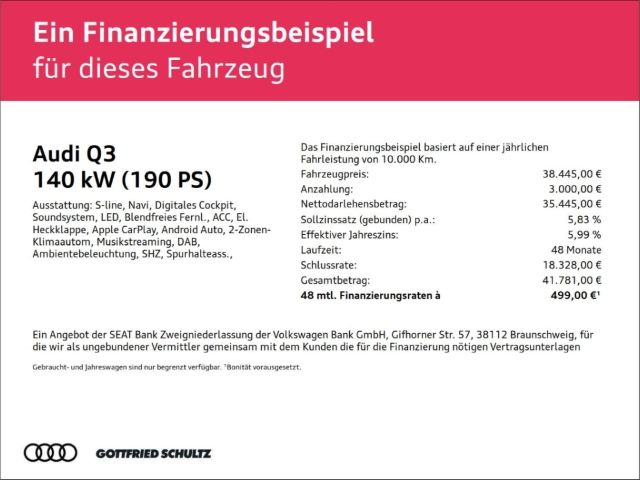 Audi Q3 S line 40 TFSI quattro 140(190) kW(PS) tronic foto 2