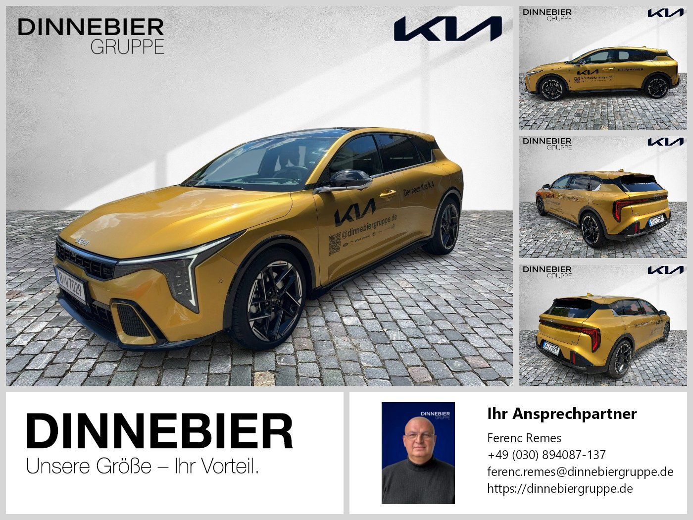 Kia K4 GT-Line 1.6T LED+360°Kamera+Glasdach+Navi