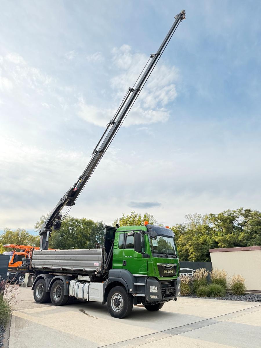 MAN TGS 33.480 6x6 KRAN abstattelb. 19m Kipper Bordm