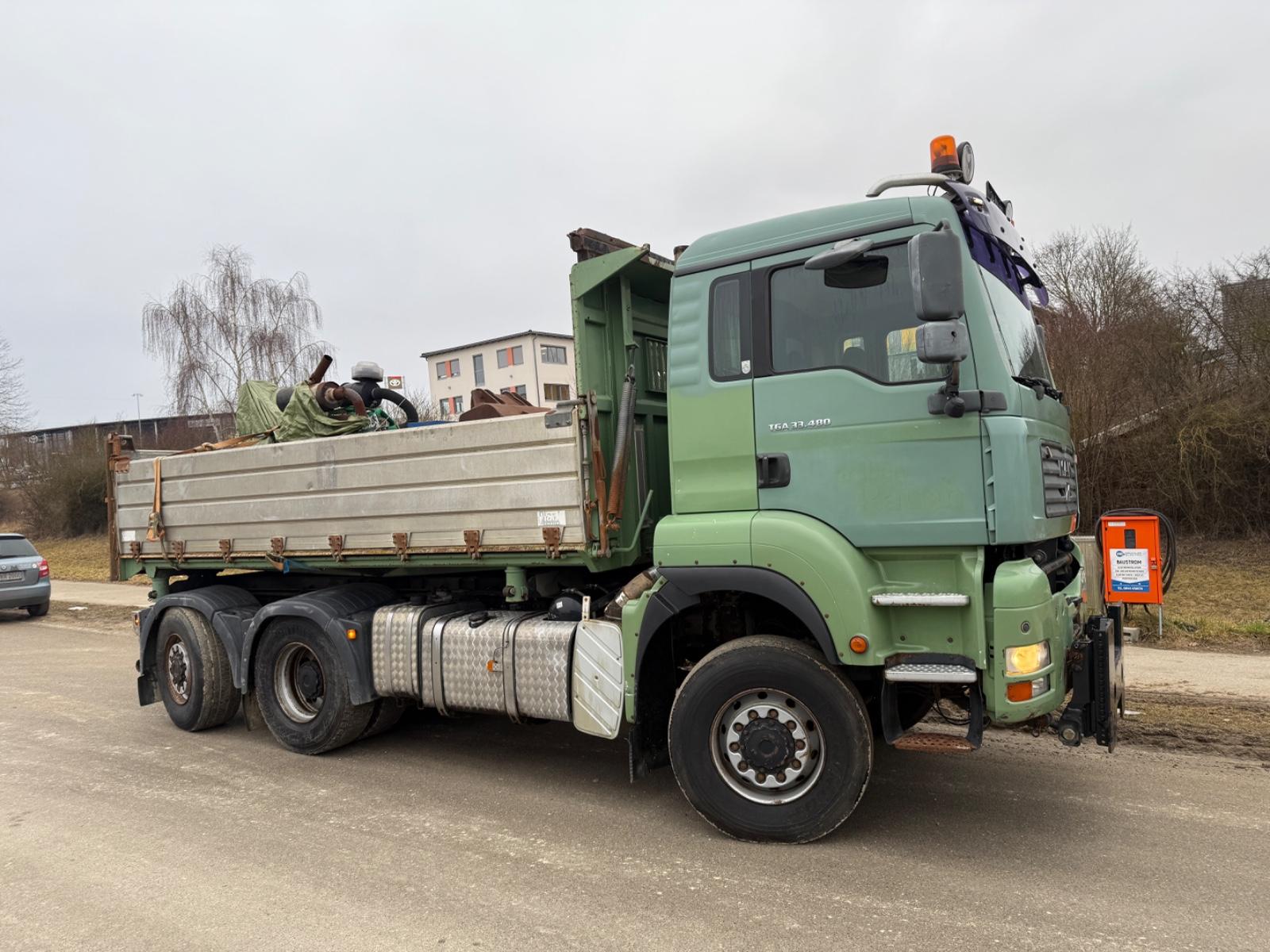 MAN 33.480-Retarder,ALLRAD 6x6, 3seiten, Schaltget.