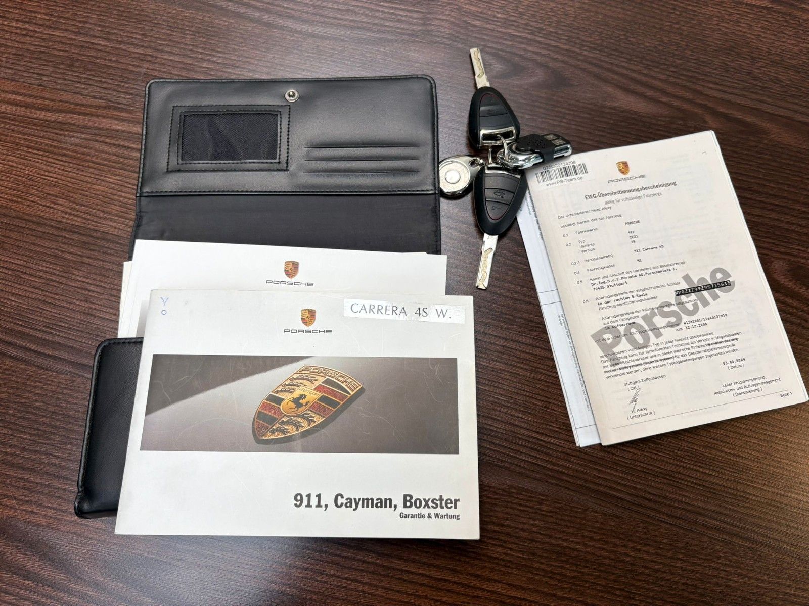 Fahrzeugabbildung Porsche 997 Carrera 4 S MKII Schalter 111 punkte check
