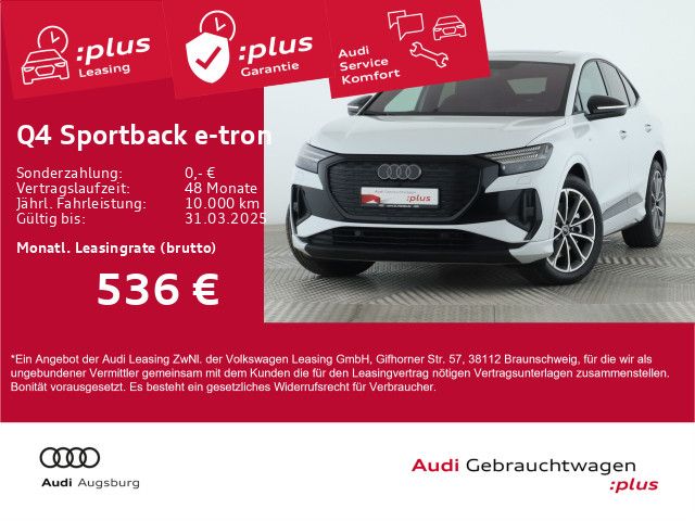 Audi Q4 Sportback e-tron 55 82 kW/h 2x S line.*8fach