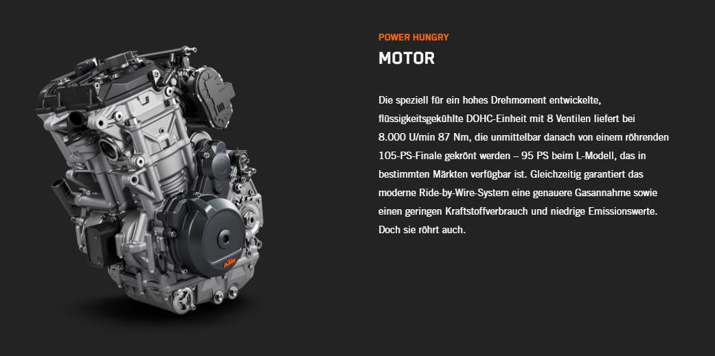 KTM ° 790 DUKE L BLACK 2024 THE SCALPEL 48 Monate G.