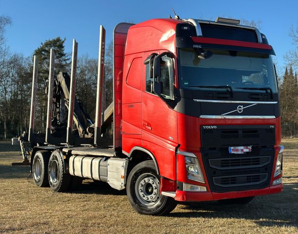 Volvo FH 26.540 / Kurz-Holztransporter mit Kran / 6x4