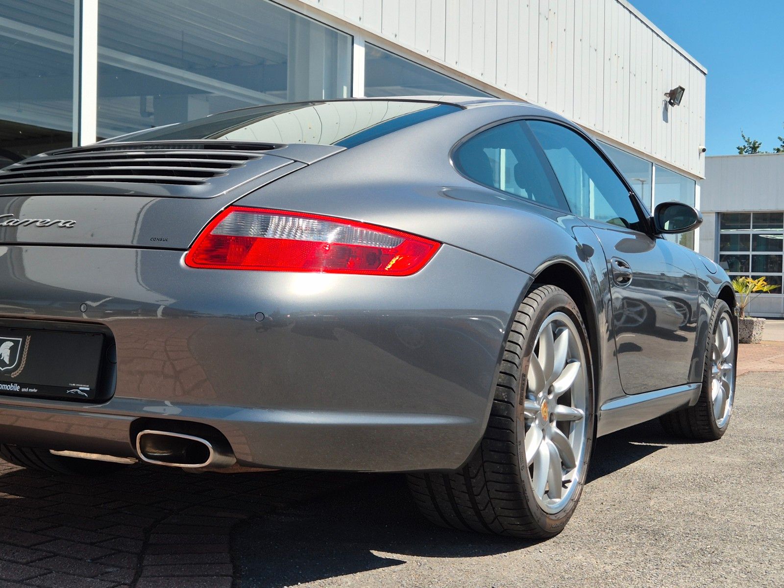 Fahrzeugabbildung Porsche 997 Carrera/Dt./Historie/Meteor Grau/Top