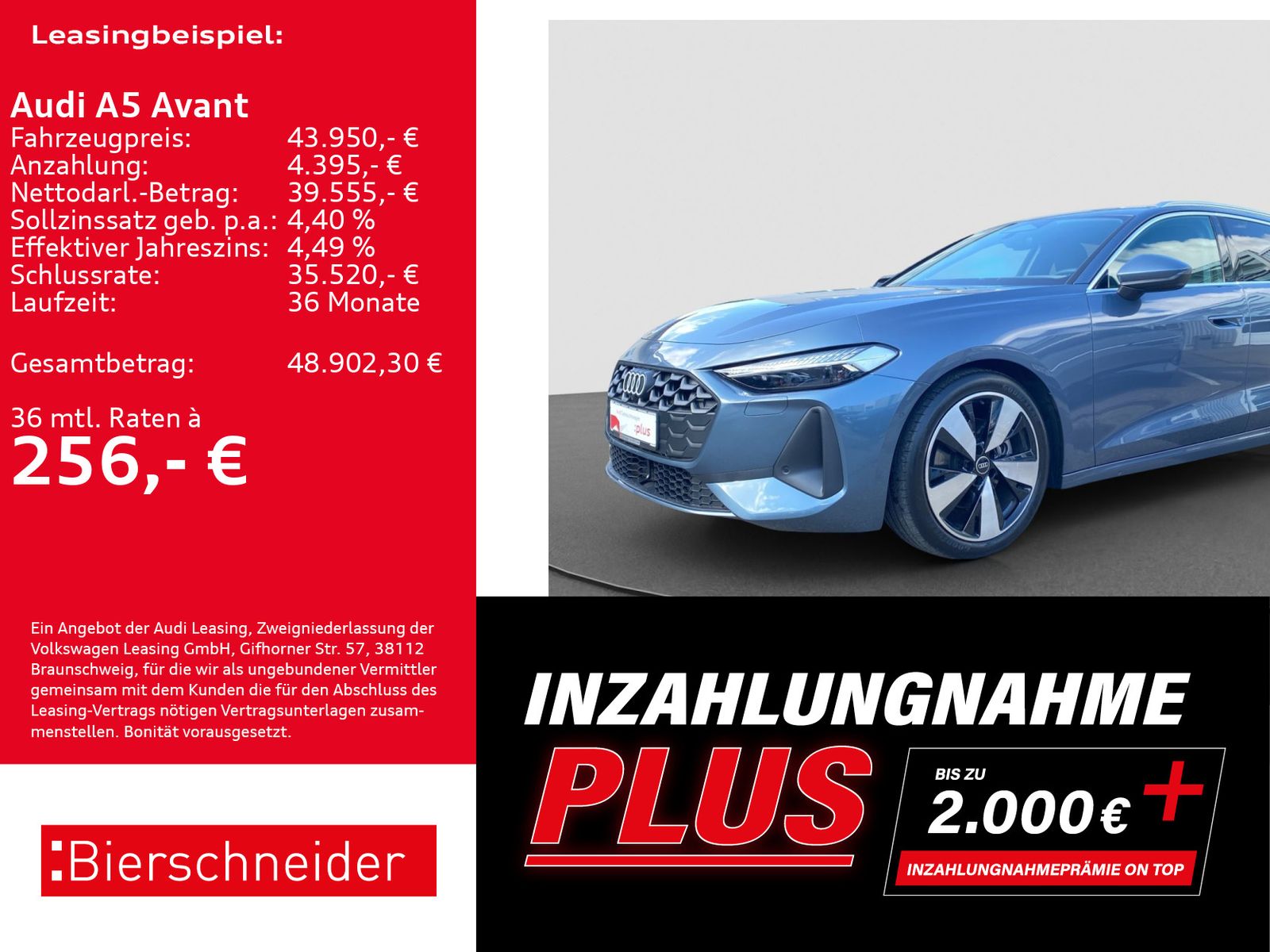 Audi A5 Avant A5 Av TFSI AHK MATRIX B&O HuD 360 imagem 2