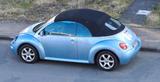 Volkswagen Beetle Cabrio / Speed Blue Metallic / 1.6 - Volkswagen Beetle aus 2003: Cabrio